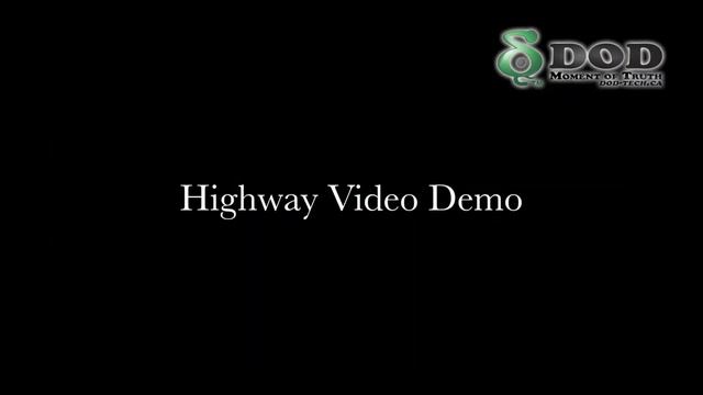 DOD F880LHD Dashboard Camera Sample Night Time Video смотреть онлайн