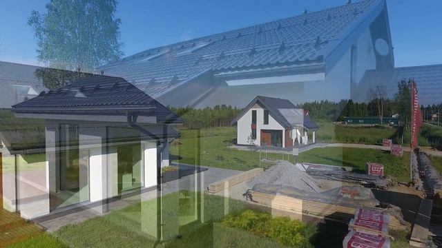 Загородные дома Z71 и Нарва-8 для выставки 2018г. Съёмка с квадрокоптера [часть 1] смотреть онлайн
