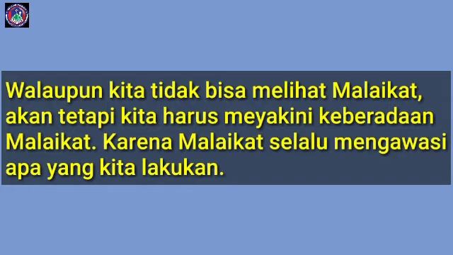 Materi PAI Kelas 4 "pengertian Iman Kepada Malaikat-malaikat Allah" смотреть онлайн