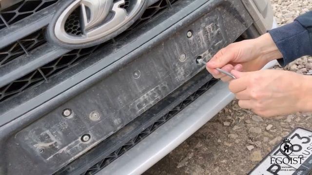 Нижняя защитная сетка на радиатор Лада Веста M01VSST10114 смотреть онлайн