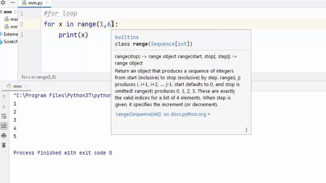 For Loop in Python | For Loop with Range in python | Python Tutorial lesson - 16 смотреть онлайн