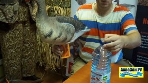 Чучела гусей Белолобый SuperXPE 3D Живое перо