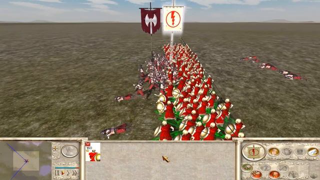 Rome: Total War 1vs1: Spartan Hoplites vs Berserkers смотреть онлайн