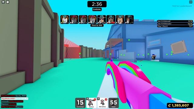 Roblox Big Paintball: Unicorn Gun Review [OP GUN!!] смотреть онлайн