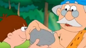 Обучающие мультфильмы. Древний человек.