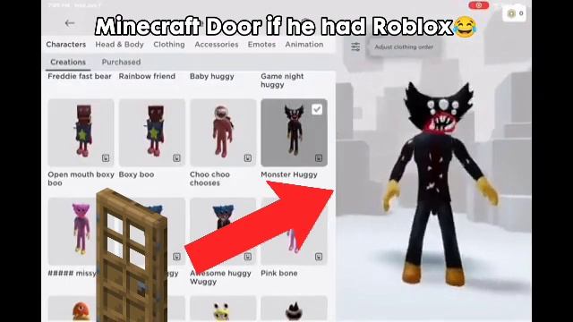 Minecraft door if he had roblox смотреть онлайн