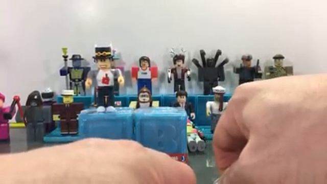 Unboxing Roblox Toys Live and Giving Away the Codes - Series 3 Blue Box смотреть онлайн