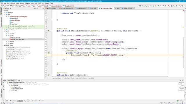 Android RecyclerView | RecyclerView SetOnClickListener | Part 5 | Android Development смотреть онлайн