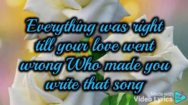 WHO BROKE YOUR HEART AND MADE YOU WRITE THAT SONG/Claudine Longet 💞 смотреть онлайн