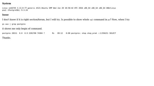 Databases: Ubuntu, postgresql, show whole running sql command (2 Solutions!!) смотреть онлайн