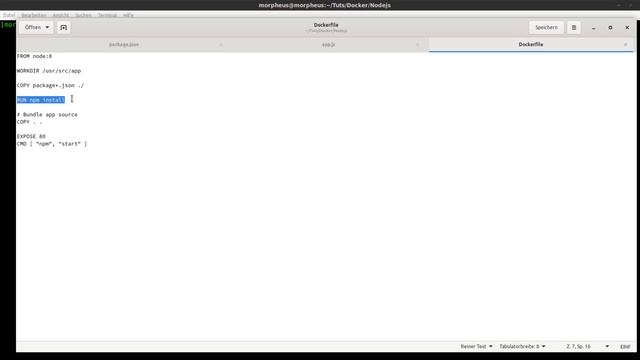 Docker Tutorial #24 - Nodejs Deployment mit Docker смотреть онлайн