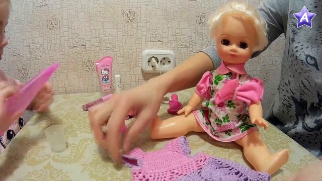 Мама Аска - Даша и кукла Полина - платья в стиле Family Look смотреть онлайн