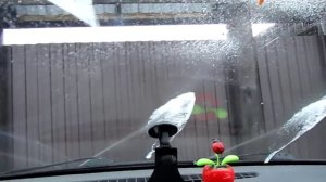 Работа штатных форсунок омывателя Renault Logan