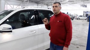 Запуск со штатного ключа Mercedez Benz W166 ML350 2012 года.