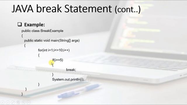 Java break and continue statement | Java Tutorial 10 for Beginners | Learn from Home 24*7 смотреть онлайн