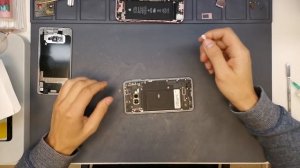 Замена задней крышки Samsung s10e g970 battery cover replacement