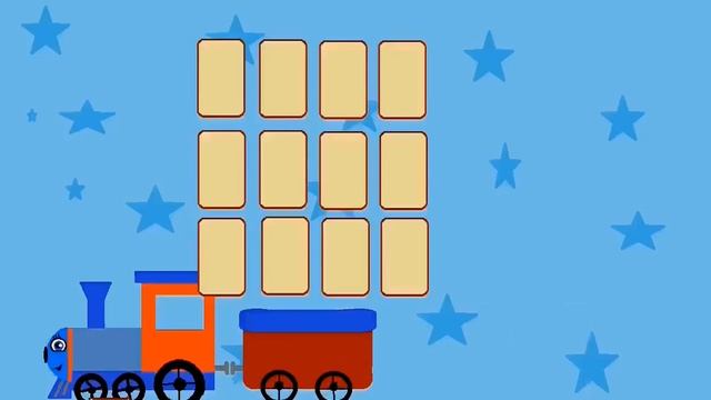 Игра найди пару мемори, учимся считать про животных, мультик, развивающие видео для детей смотреть онлайн