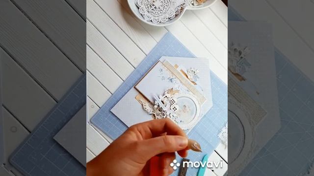 #скрапбукинг #скрап #МК процесс оформления страницы для скрап альбома смотреть онлайн