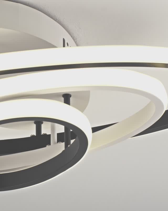 Светодиодная потолочная люстра с пультом Moderli V2720-CL Odisey смотреть онлайн