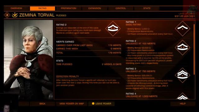 Elite Dangerous - Powerplay Mechanics Earning Merits and How to Earn Rewards смотреть онлайн