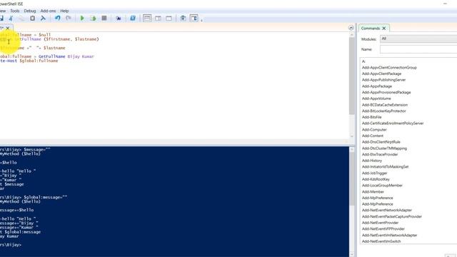 How to create and use PowerShell global variable смотреть онлайн
