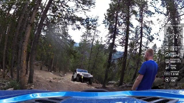 Cascade Creek to Saxon Mtn - Colorado Four Wheeling - 7/25/16 - Jeep Wrangler Rubicon JK TJ смотреть онлайн