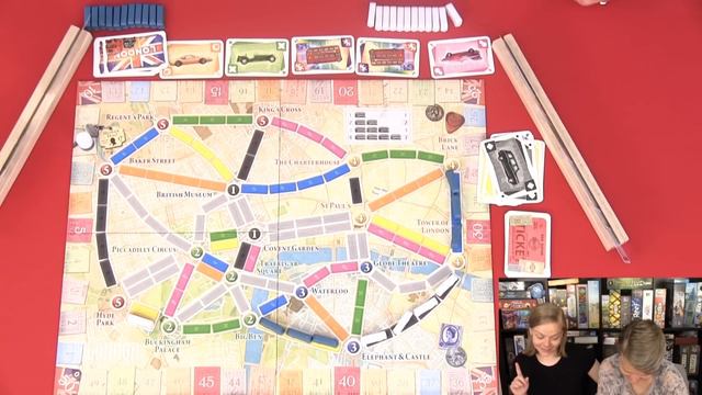 Ticket To Ride: London, Playthrough & First Impression (In English, Board Game, Family Game)