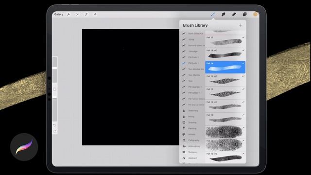 Foils Brush Pack 1 for Procreate 5 ((PrettyWebz Brush Demo)) смотреть онлайн