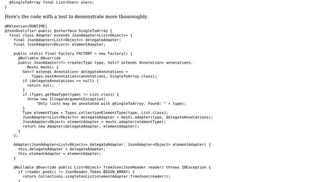 Moshi Determine if JSON is array or single object (2 Solutions!!) смотреть онлайн