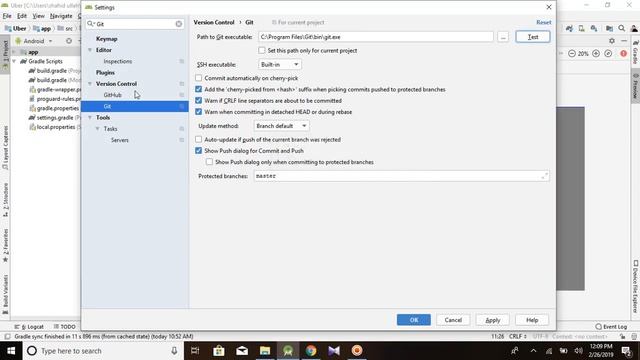 How to install Git and integrate Github in Android project using Android Studio смотреть онлайн