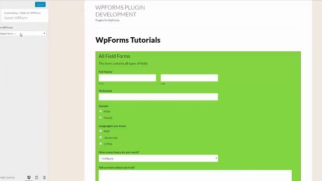 Free Tool to Set Submit Button Height in WpForms смотреть онлайн