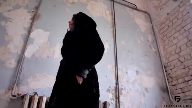 Grand Furs шуба из эко меха этичного меха 044 черная смотреть онлайн