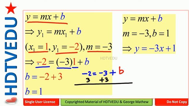 6 of 10 | Equation of a Line | y=mx+b | HDTVEDU | Math | Experience Success | 1789 смотреть онлайн