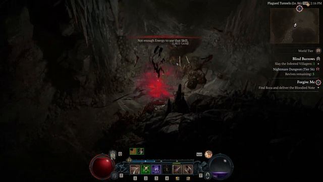 DIABLO 4 - ROGUE (86) TWISTING BLADES GEAR & BUILD - BLIND BURROWS - TIER 56 (55) DUNGEON смотреть онлайн