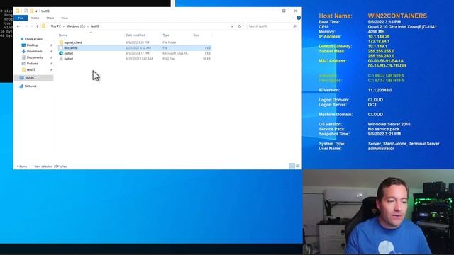 Install Docker on Windows Server 2022 Complete Tutorial - Build your own Custom IIS Container! смотреть онлайн