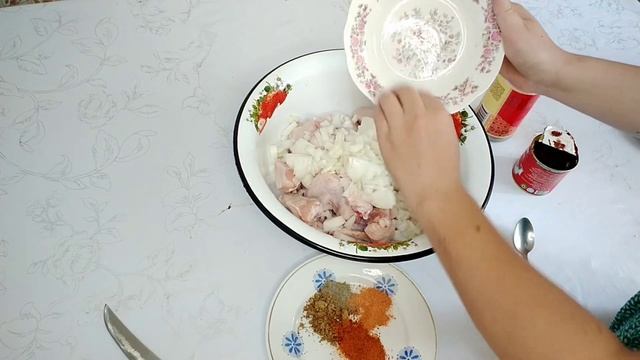 Тауық қанатын маринадтау.Маринад для шашлыка.Крылышки для шашлыка маринад. смотреть онлайн