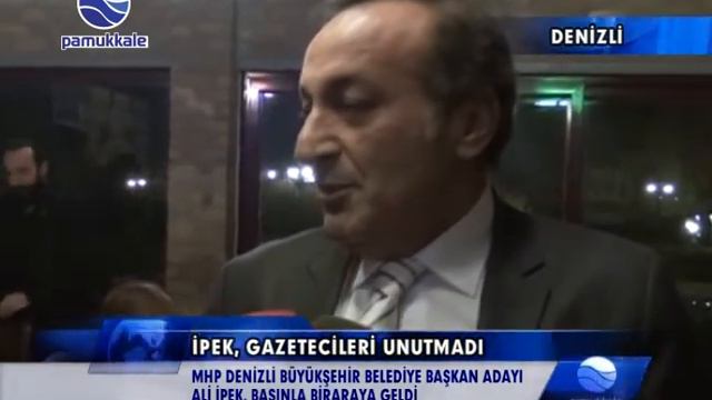 MHP DENİZLİ B.ŞEHİR BEL.BŞK. ADAYI ALİ İPEK , GAZETECİLERİ UNUTMADI смотреть онлайн