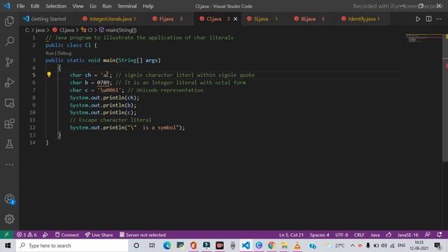 LITERALS & IDENTIFIERS IN JAVA , also covered Comments || With Detailed Explanation in Just 10 min смотреть онлайн