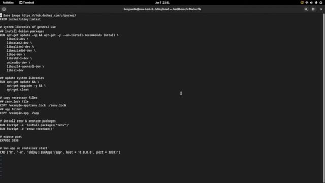 How to dockerize an R shiny app смотреть онлайн