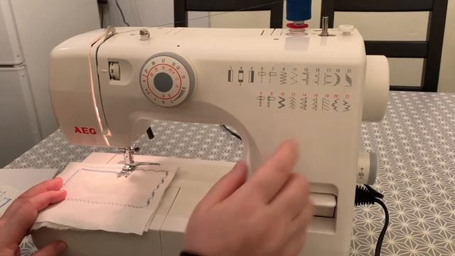 AEG 376S Nähmaschine Bedienungsanleitung Einfädeln Und Aufspulen #nähmaschine #sewingmachine