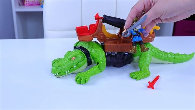 Fisher-Price Imaginext Walking Croc and Pirate Hook смотреть онлайн