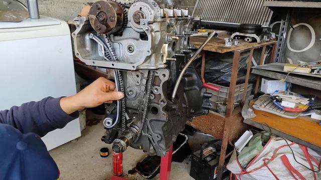 Nissan Sentra motor 1.8 puesta a punto cadena de tiempo смотреть онлайн