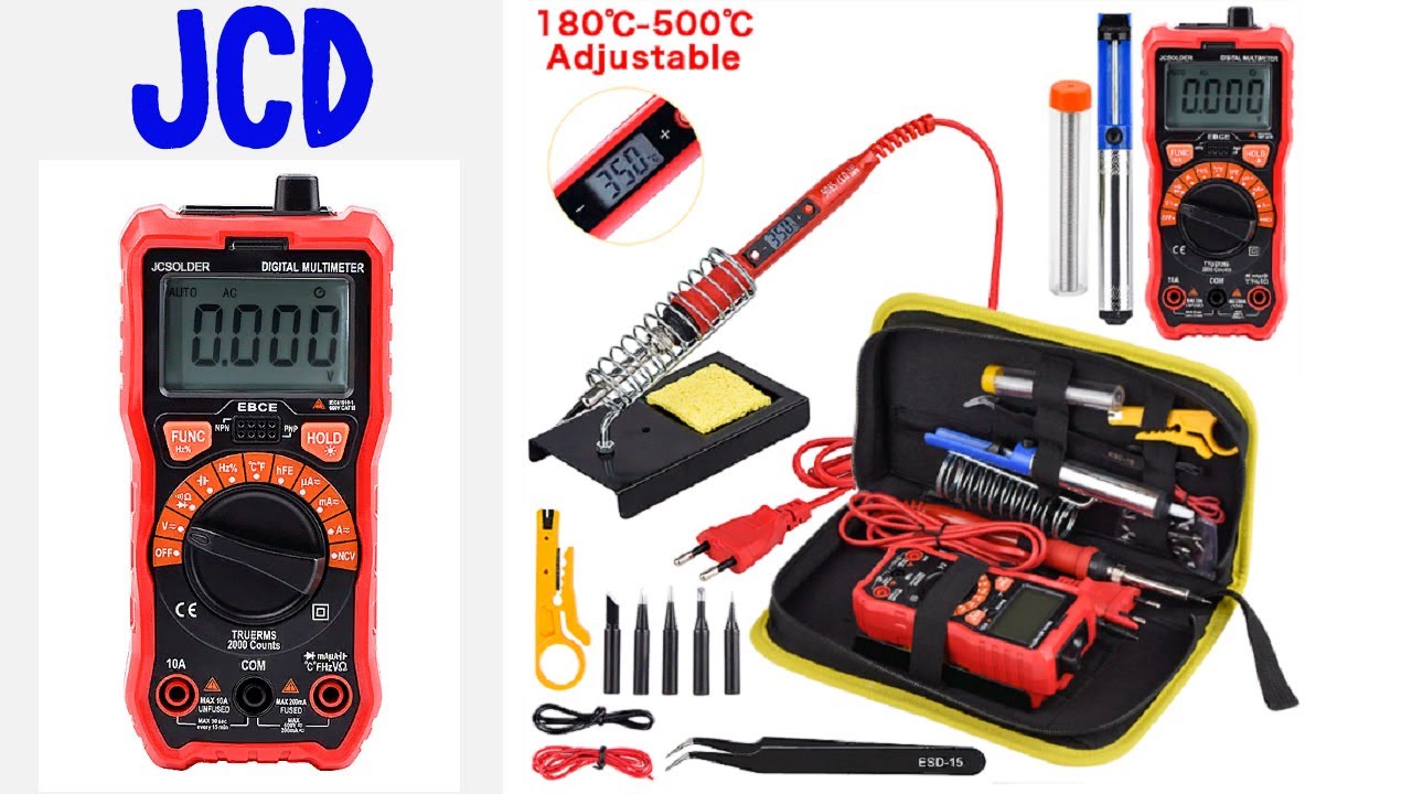 Паяльник 908S 80W и Мультиметр для поиска скрытой проводки RangingLCD. JCD набор для пайки и монтажа смотреть онлайн