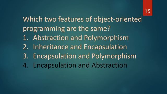 MCQ on OOPs Concepts смотреть онлайн