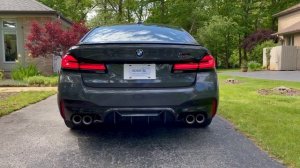 F90 BMW M5 Competition w/ MPE Cold Start and Idle