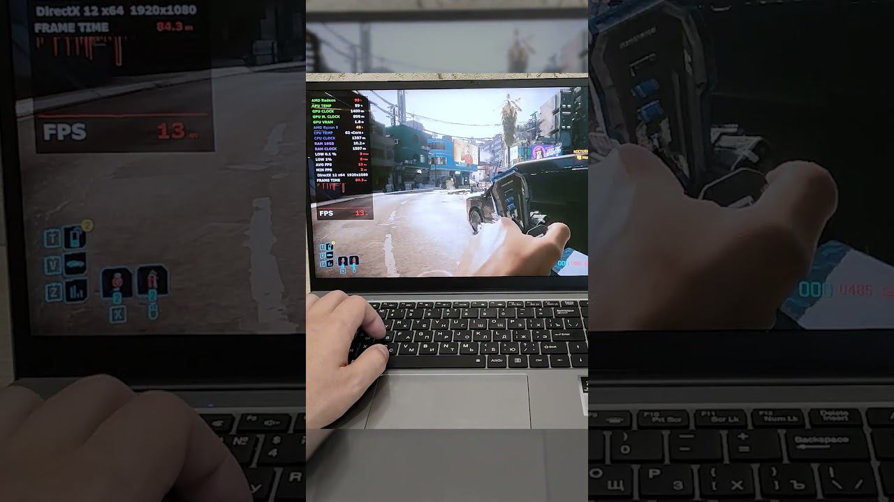 Играть На Офисном Ноутбуке МОЖНО: OSIO FocusLine F160A на Ryzen 5 5500U смотреть онлайн