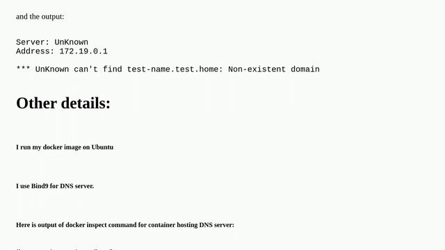 DNS server hosted in docker смотреть онлайн