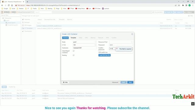 Creating Container in Proxmox | Tech Arkit смотреть онлайн