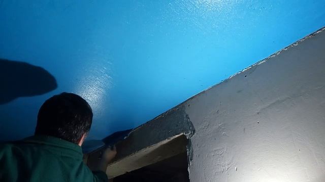 Пробую наносить фактурную краску Лакра методом шпатлевания...(1) смотреть онлайн