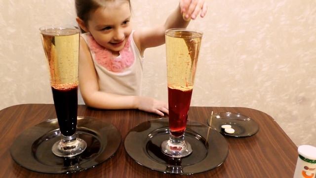 Опыт лавовая лампа. Эксперементы с детьми дома. смотреть онлайн